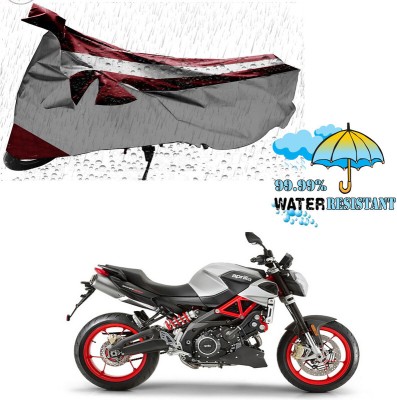 Ascension Two Wheeler Cover for Aprilia(Shiver 900, Silver, Maroon)