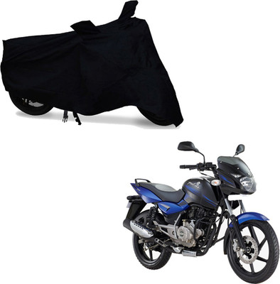 ZAQE Waterproof Two Wheeler Cover for Bajaj(Pulsar 125, Black)
