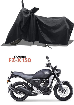 DeepShakshi AUTOMOTIVE Two Wheeler Cover for Yamaha(FZ-X, Black)