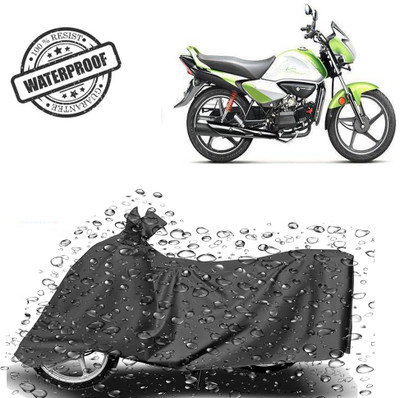 ROYAL AUTO MART Waterproof Two Wheeler Cover for Hero(Splendor I Smart, Grey)