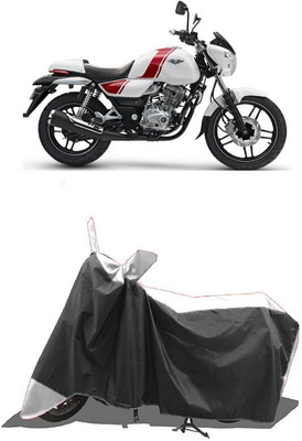 SUGASHRI Waterproof Two Wheeler Cover for Bajaj(V 150, White, Black)