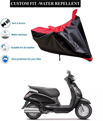 CODOKI Waterproof Two Wheeler Cover for Suzuki(Access 125, Red)