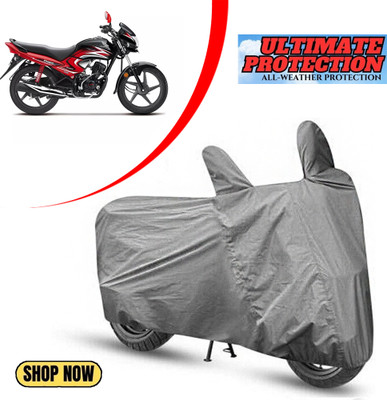 PAGORA Waterproof Two Wheeler Cover for Honda(Dream Yuga, Grey)