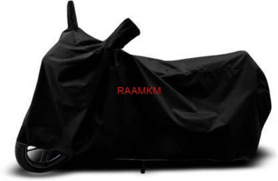 RAAMKM Two Wheeler Cover for Hero, Honda, Bajaj, Ather, TVS, Yamaha(Black)