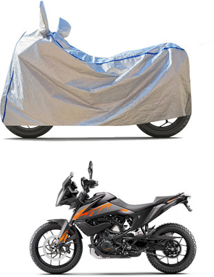PAGORA Waterproof Two Wheeler Cover for KTM(390 Adventure BS6, Silver)