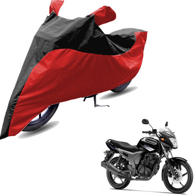 RiderShine Two Wheeler Cover for Yamaha(SZ-S, Red, Black)