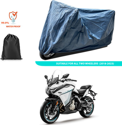 PAGORA Waterproof Two Wheeler Cover for CFMoto(650GT, Blue)