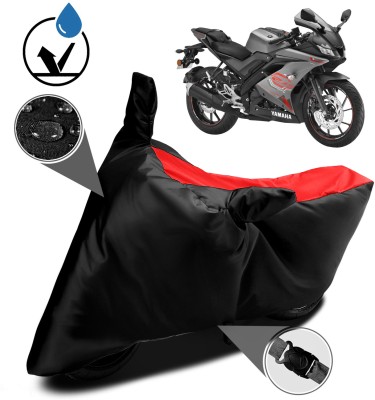 MWBB Two Wheeler Cover for Yamaha(R15 V3, Red)