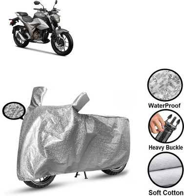 CODOKI Waterproof Two Wheeler Cover for Suzuki(Gixxer 250, Silver)