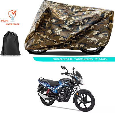 GOSHIV-car and bike accessories Waterproof Two Wheeler Cover for TVS(Star City Plus BS6, Yellow)