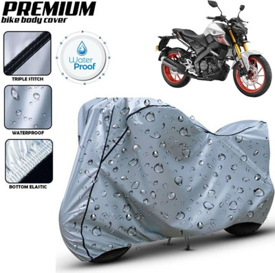 kerwa Waterproof Two Wheeler Cover for Yamaha(MT 15, Silver, Black)