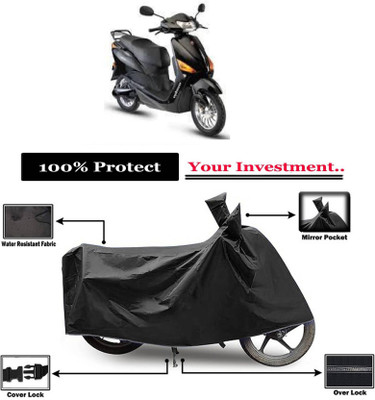 KEDIT Two Wheeler Cover for Hero(Electric Optima Plus, Black)