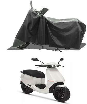 AG AutoHub Waterproof Two Wheeler Cover for Ola(SS, Black, Grey)
