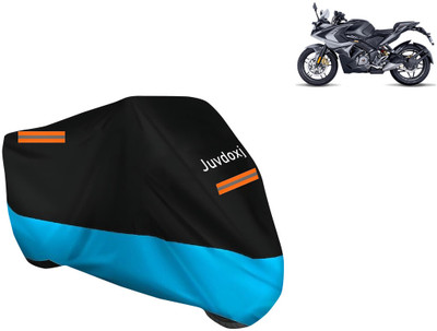Juvdoxj Waterproof Two Wheeler Cover for Bajaj(Pulsar RS200 BS6, Blue)