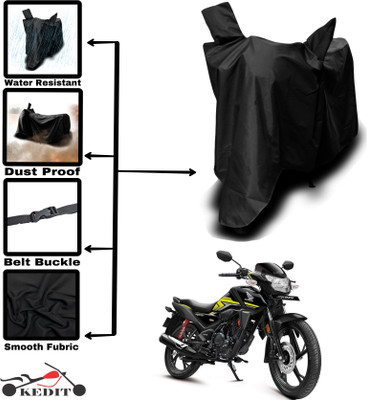 AASHTIK MART Two Wheeler Cover for Honda(SP125, Black)