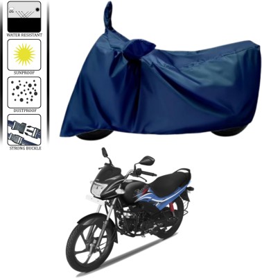 WMIZEXA Waterproof Two Wheeler Cover for Hero(Passion Pro, Blue)