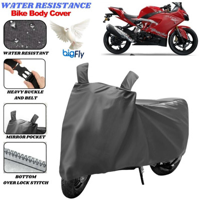 BigFly Two Wheeler Cover for TVS(Apache RR 310, Grey)