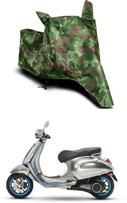 Mdstar Waterproof Two Wheeler Cover for Piaggio(Vespa LX, Multicolor)