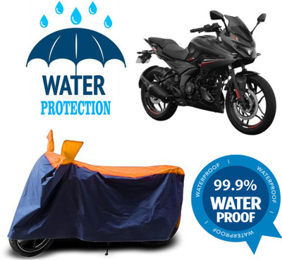 RTS COLLECTIONS Waterproof Two Wheeler Cover for Bajaj(Pulsar 250, Multicolor)