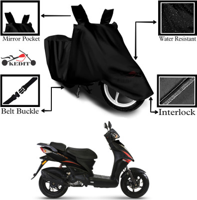 KEDIT Two Wheeler Cover for Aprilia(Storm 125, Black)