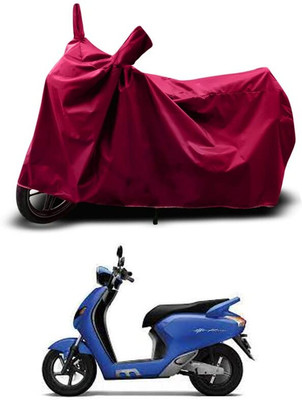 KEDIT Two Wheeler Cover for 22Motors(Maroon)