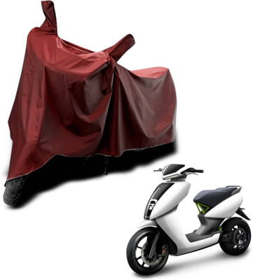 KEDIT Two Wheeler Cover for Ather(450, Maroon)