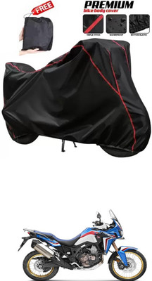 DeepShakshi AUTOMOTIVE Two Wheeler Cover for Honda(Africa Twin, Black)