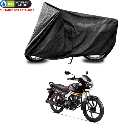 PAGORA Waterproof Two Wheeler Cover for Mahindra(Centuro XT, Black)