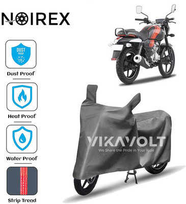 NOIREX Two Wheeler Cover for Bajaj(V12, Grey)