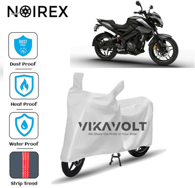 NOIREX Waterproof Two Wheeler Cover for Bajaj(Pulsar NS 200, Silver)