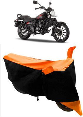 Varnwal E Commerce Waterproof Two Wheeler Cover for Bajaj(Avenger, Orange, Black)