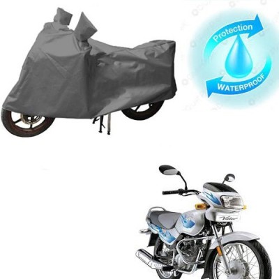 MMSSTAR Waterproof Two Wheeler Cover for TVS(Victor GLX, Grey)