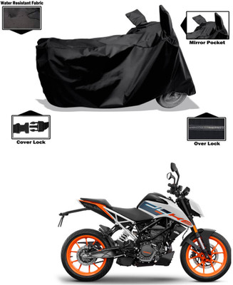 CODOKI Waterproof Two Wheeler Cover for KTM(125 Duke, Black)