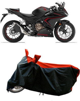 DeepShakshi AUTOMOTIVE Waterproof Two Wheeler Cover for Honda(CBR500R, Red)