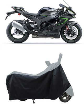 Coxtor Waterproof Two Wheeler Cover for Kawasaki(Ninja ZX-10R, Grey)