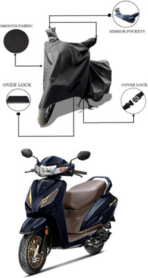 MMSSTAR Waterproof Two Wheeler Cover for Honda(Activa 6G, Black)
