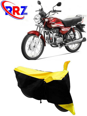 RRZ Waterproof Two Wheeler Cover for Hero(HF Dawn, Black, Yellow)
