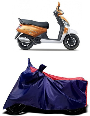 VESMEI Two Wheeler Cover for TVS(Streek, Red)