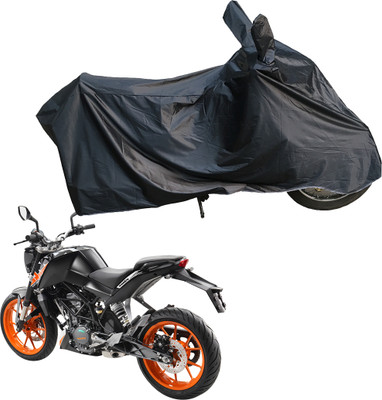 Motodreka Waterproof Two Wheeler Cover for KTM(Duke 200, Black)