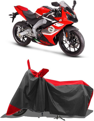 SPECTUS Two Wheeler Cover for Aprilia(Tuono 150, Red)