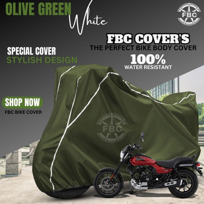 AUTOCAD Waterproof Two Wheeler Cover for Bajaj(Avenger 400 BS6, Green)