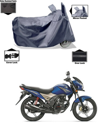 CODOKI Waterproof Two Wheeler Cover for Honda(CB Shine SP, Grey)
