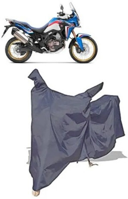 Tritika Waterproof Two Wheeler Cover for Honda(Africa Twin, Grey)
