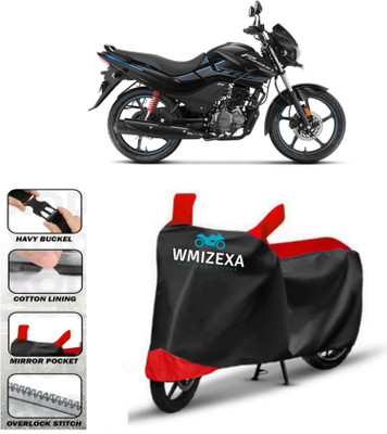 WMIZEXA Two Wheeler Cover for Hero(Passion Pro i3S, Red, Black)