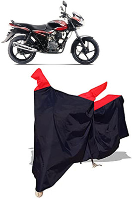 Amexride Two Wheeler Cover for Bajaj(Discover 100 DTS-i, Black)