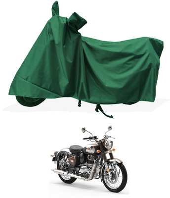 Tricway Two Wheeler Cover for Royal Enfield(Classic 350, Green)