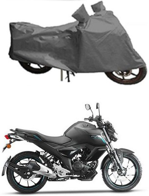 MMSSTAR Waterproof Two Wheeler Cover for Yamaha(FZ-S FI, Grey)