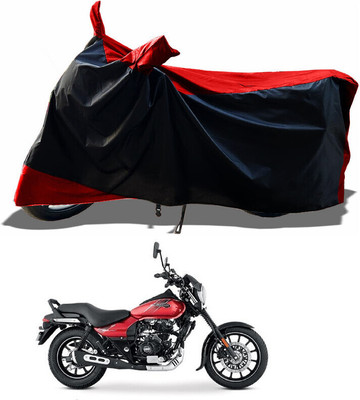DeepShakshi AUTOMOTIVE Waterproof Two Wheeler Cover for Bajaj(Avenger, Red)