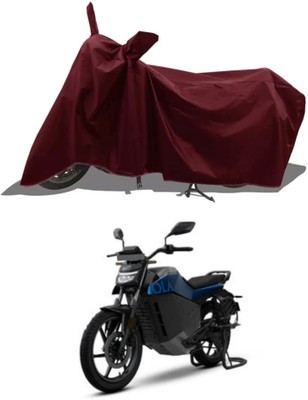 RAQTRO Waterproof Two Wheeler Cover for Ola(Roadster, Maroon)