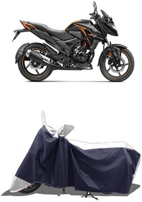 SUGASHRI Waterproof Two Wheeler Cover for Honda(X-Blade, White, Blue)